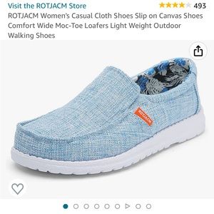 Rotjacm slip on canvas shoes